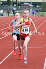 Girls under-13s 800 metres, 2019 North Eastern Track and Field Champs., Middlesbrough. Photo:  David T. Hewitson/Sports for All Pics
